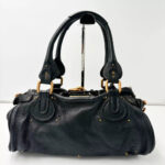 Authentic Chloe Paddington Medium Black Padlock Hand Bag Tote Bag Very good✨🔥 - Image 4