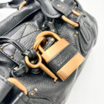 Authentic Chloe Paddington Medium Black Padlock Hand Bag Tote Bag Very good✨🔥 - Image 9