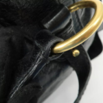 Authentic MIU MIU Logo Leather Tote Bag Shoulder Bag Black🩷🍒 - Image 23