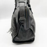Balenciaga 2way Handbag City Bag Dark Gray Leather 115748 Shoulder bag Authentic🪻🍃 - Image 12