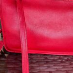Vintage Coach Red Zippered Clutch 9455🍎🔥 - Image 11