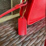 Vintage Coach Red Zippered Clutch 9455🍎🔥 - Image 10