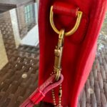 Vintage Coach Red Zippered Clutch 9455🍎🔥 - Image 9