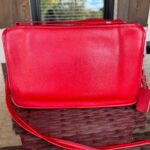 Vintage Coach Red Zippered Clutch 9455🍎🔥 - Image 6