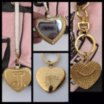 Juicy Couture Y2K Pink! Scottie Dog Daydreamer Velour Vintage Tote Bag💜🍇 - Image 4