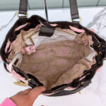 Juicy Couture Y2K Pink! Scottie Dog Daydreamer Velour Vintage Tote Bag💜🍇 - Image 8