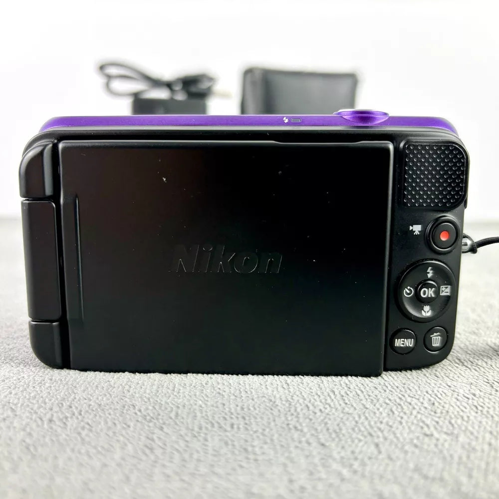 🍇 ₊˚💜 Nikon COOLPIX S6600 Digital Camera (Rare Purple) 16.0MP with 12x Zoom - Complete Set 🍥 🎀📷 - Image 2