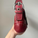Authentic Coach Soho shoulder bag burgundy - Image 15