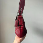 Authentic Coach Soho shoulder bag burgundy - Image 24