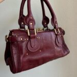 Authentic Burgundy Chloe paddington leather Preowned💜🍇 - Image 13