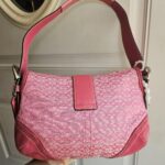 Vintage Coach Mini Soho Buckle Flap Pink Shoulder Purse🌺🩷 - Image 3