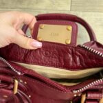 Authentic Burgundy Chloe paddington leather Preowned💜🍇 - Image 6