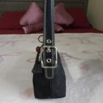 Vintage Y2K Black Signature Cs East West Shoulder Bag Baguette✨🔥 - Image 6