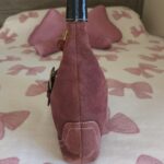 Y2K Vintage Coach Maroon Suede Small Shoulder Bag🖤🍫 - Image 6