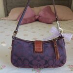 💜 Y2K Vintage Coach Purple Mini Demi Buckle Shoulder Bag 💜 - Image 3