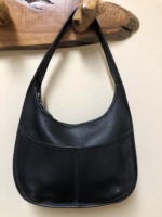 Vintage Black Leather Coach Ergo Hobo Shoulder-bag - No Scratches🌺🩷