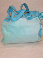 Vintage Juicy Couture Baby Blue Daydreamer Bag Bow Scottie Dogs Velour Gold💜🍇 - Image 2