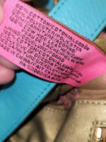 Vintage Juicy Couture Baby Blue Daydreamer Bag Bow Scottie Dogs Velour Gold💜🍇 - Image 5