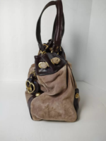 Vintage Juicy Couture Purse Shoulder Bag Velour Tan Brown Y2K🌲🍀 - Image 4