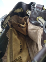 Vintage Juicy Couture Purse Shoulder Bag Velour Tan Brown Y2K🌲🍀 - Image 8