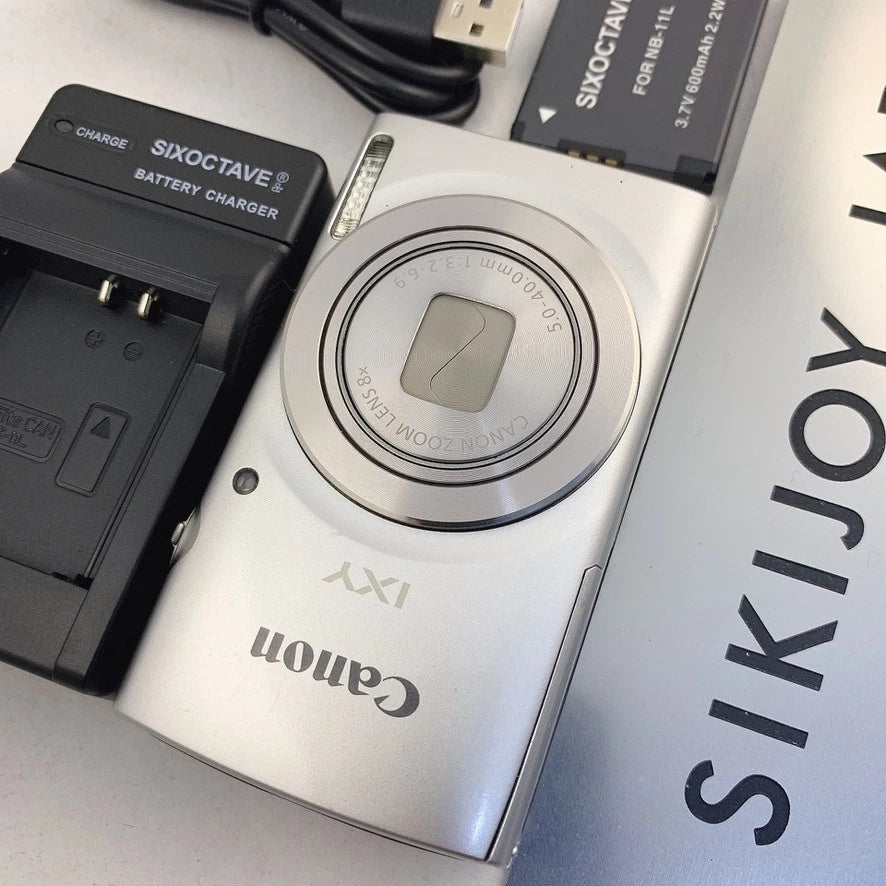 💿 Y2K CLASSIC Canon IXY 200 // Silver ELPH 185 [Full Boxed Set] 💿 - Image 1