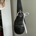 Vintage Coach Soho Flap Black and Grey🥬🎄 - Image 4