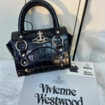 Vivienne Westwood BETTY MINI Croc Handbag💜🍇 - Image 5