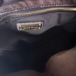 Authentic Miu Miu Purple Grey Leather Vitello Lux Bow Bag In Gold Hardware With Removable Strap🤎🌆 - Image 24