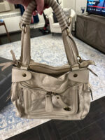 Chloe Large Bay Leather Tote Bag In Cream🤍🗻 - Image 3