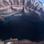 Authentic Brown Miu Miu Vitello Leather Bag With Gold Hardware And Removable Strap🍂✨ - Image 24