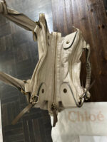 Chloe Large Bay Leather Tote Bag In Cream🤍🗻 - Image 4