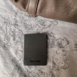 Authentic Miu Miu Purple Grey Leather Vitello Lux Bow Bag In Gold Hardware With Removable Strap🤎🌆 - Image 6