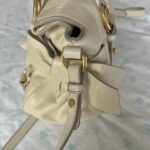 Authentic Cream Miu Miu Vitello Lux Bow Bag With Gold Hardware🤍🗻 - Image 17