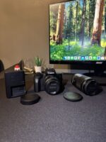 Canon EOS M50 Mirrorless Camera - Black (15-45mm & 55-200mm Lens) MINT COND. - Image 3