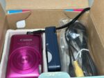 Canon PowerShot SD 1400 IS Digital ELPH Camera Pink w Box Charger TESTED - Image 4