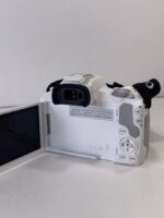 White Canon EOS R50 4K Video Mirrorless Camera with RF-S 18-45mm f/4.5-6.3 - Image 5